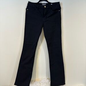 Frame Denim Women's Black Boot Cut Jeans